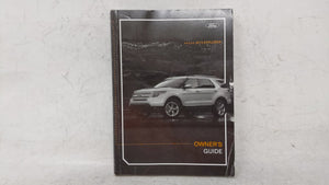 2012 Ford Explorer Owners Manual Book Guide OEM Used Auto Parts - Oemusedautoparts1.com