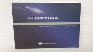 2014 Kia Optima Owners Manual Book Guide OEM Used Auto Parts - Oemusedautoparts1.com