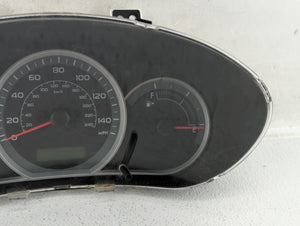 2010-2011 Subaru Impreza Instrument Cluster Speedometer Gauges P/N:8503FG750 Fits 2010 2011 OEM Used Auto Parts