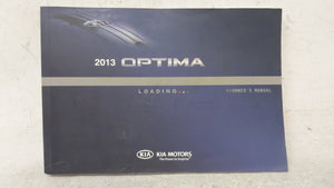 2013 Kia Optima Owners Manual Book Guide OEM Used Auto Parts - Oemusedautoparts1.com