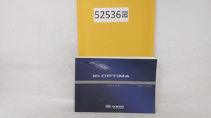 2013 Kia Optima Owners Manual Book Guide OEM Used Auto Parts - Oemusedautoparts1.com