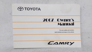 2007 Toyota Camry Owners Manual Book Guide OEM Used Auto Parts - Oemusedautoparts1.com