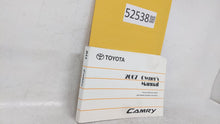 2007 Toyota Camry Owners Manual Book Guide OEM Used Auto Parts - Oemusedautoparts1.com