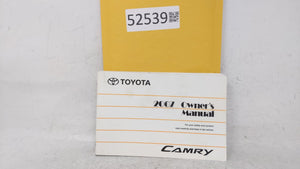 2007 Toyota Camry Owners Manual Book Guide OEM Used Auto Parts - Oemusedautoparts1.com