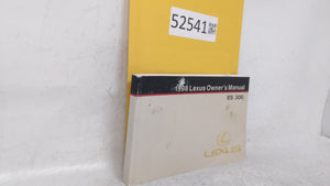 1998 Lexus Es300 Owners Manual Book Guide OEM Used Auto Parts - Oemusedautoparts1.com