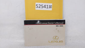 1998 Lexus Es300 Owners Manual Book Guide OEM Used Auto Parts - Oemusedautoparts1.com