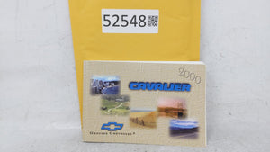 2000 Chevrolet Cavalier Owners Manual Book Guide OEM Used Auto Parts - Oemusedautoparts1.com