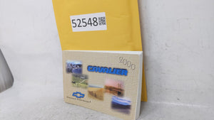 2000 Chevrolet Cavalier Owners Manual Book Guide OEM Used Auto Parts - Oemusedautoparts1.com