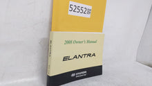 2008 Hyundai Elantra Owners Manual Book Guide OEM Used Auto Parts - Oemusedautoparts1.com