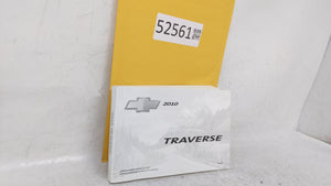 2010 Chevrolet Traverse Owners Manual Book Guide OEM Used Auto Parts - Oemusedautoparts1.com