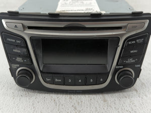 2015-2017 Hyundai Accent Radio AM FM Cd Player Receiver Replacement P/N:96170-1R111RDR Fits 2015 2016 2017 OEM Used Auto Parts