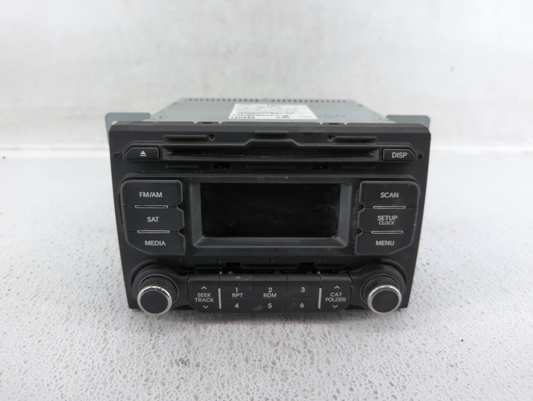 2012-2015 Kia Rio Radio AM FM Cd Player Receiver Replacement P/N:96170-1W900CA Fits 2012 2013 2014 2015 OEM Used Auto Parts