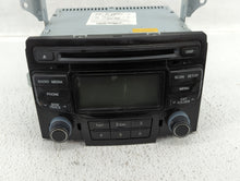 2013-2014 Hyundai Sonata Radio AM FM Cd Player Receiver Replacement P/N:96180-3Q700 96560-3Q206 Fits 2013 2014 OEM Used Auto Parts