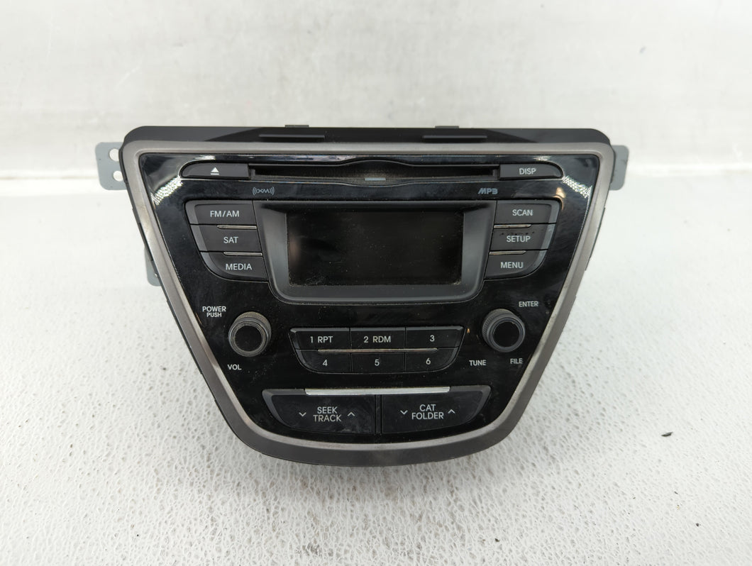 2013 Hyundai Elantra Radio AM FM Cd Player Receiver Replacement P/N:96170-3X155RA5 Fits OEM Used Auto Parts