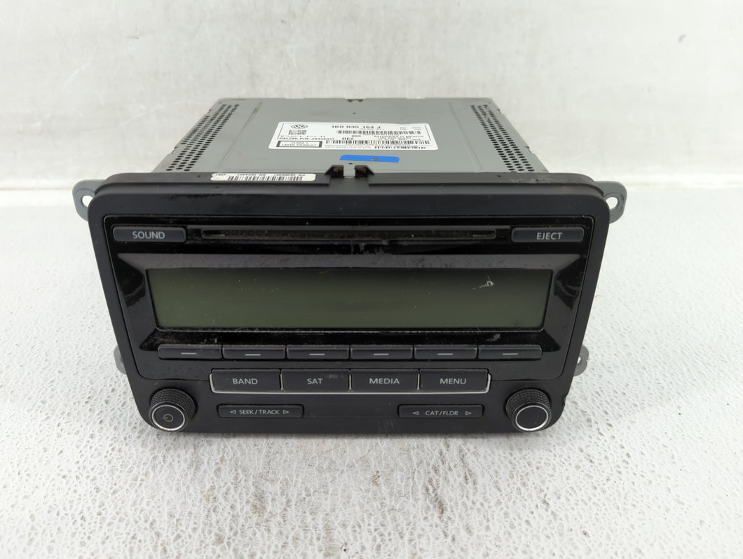 2015-2017 Volkswagen Jetta Radio AM FM Cd Player Receiver Replacement P/N:1K0 035 164 H 1K0 035 164 J Fits 2014 2015 2016 2017 OEM Used Auto Parts