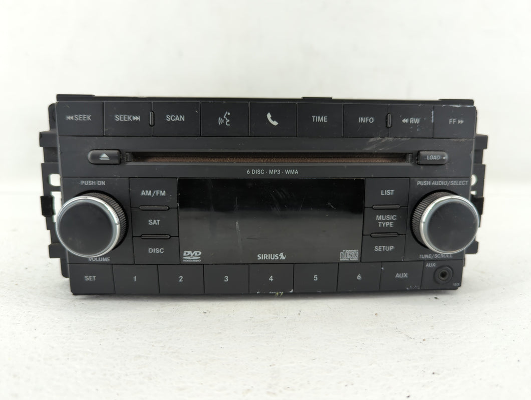 2010 Dodge Journey Radio AM FM Cd Player Receiver Replacement P/N:05064948AC Fits 2009 2011 2012 2013 2014 OEM Used Auto Parts