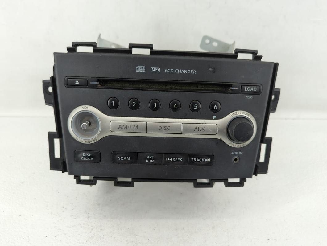 2009-2010 Nissan Murano Radio AM FM Cd Player Receiver Replacement P/N:25915 1AA1A Fits 2009 2010 OEM Used Auto Parts