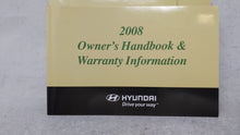 2008 Hyundai Elantra Owners Manual Book Guide OEM Used Auto Parts - Oemusedautoparts1.com