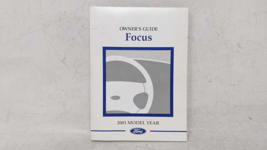 2001 Ford Focus Owners Manual Book Guide OEM Used Auto Parts - Oemusedautoparts1.com