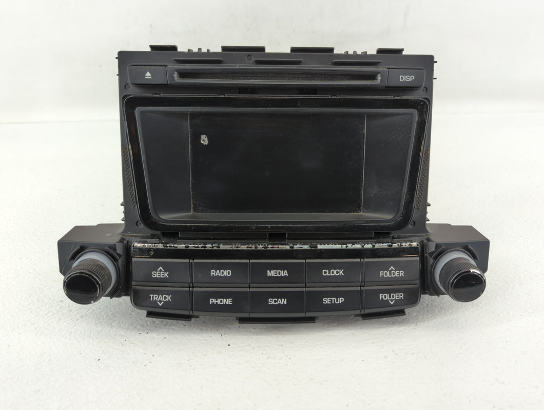 2018 Hyundai Tucson Radio AM FM Cd Player Receiver Replacement P/N:96180-D33004X 96160-D31004X Fits OEM Used Auto Parts