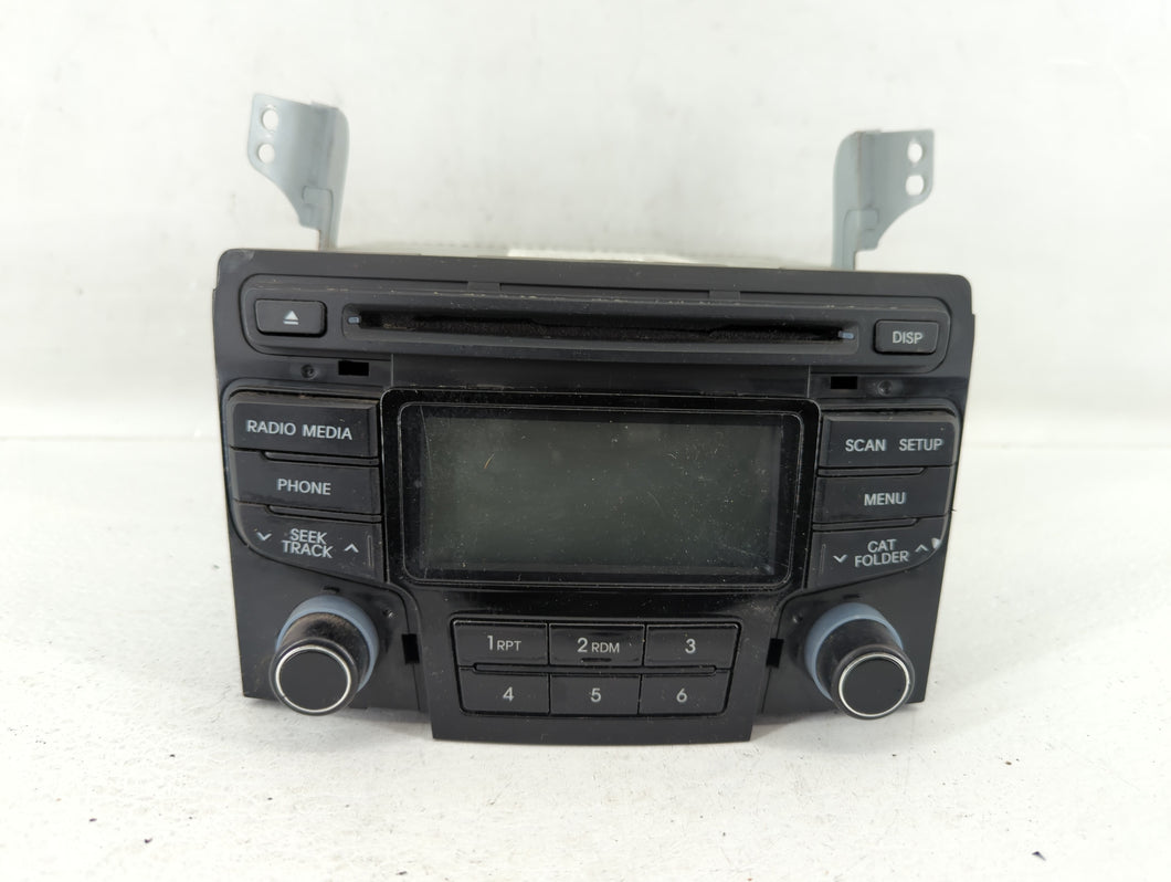 2012-2015 Hyundai Sonata Radio AM FM Cd Player Receiver Replacement P/N:96180-3Q700 Fits 2012 2013 2014 2015 OEM Used Auto Parts