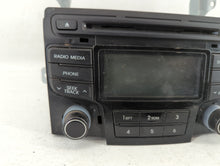 2012-2015 Hyundai Sonata Radio AM FM Cd Player Receiver Replacement P/N:96180-3Q700 Fits 2012 2013 2014 2015 OEM Used Auto Parts