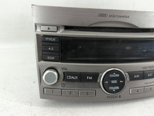 2010-2012 Subaru Legacy Radio AM FM Cd Player Receiver Replacement P/N:862UAJ60A Fits 2010 2011 2012 OEM Used Auto Parts