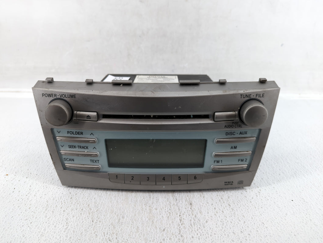 2007-2009 Toyota Camry Radio AM FM Cd Player Receiver Replacement P/N:86120-33890 Fits 2007 2008 2009 OEM Used Auto Parts