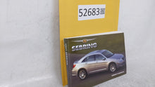 2002 Chrysler Sebring Owners Manual Book Guide OEM Used Auto Parts - Oemusedautoparts1.com