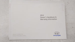 2014 Hyundai Sonata Owners Manual Book Guide OEM Used Auto Parts - Oemusedautoparts1.com