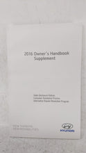 2016 Hyundai Elantra Owners Manual Book Guide OEM Used Auto Parts - Oemusedautoparts1.com