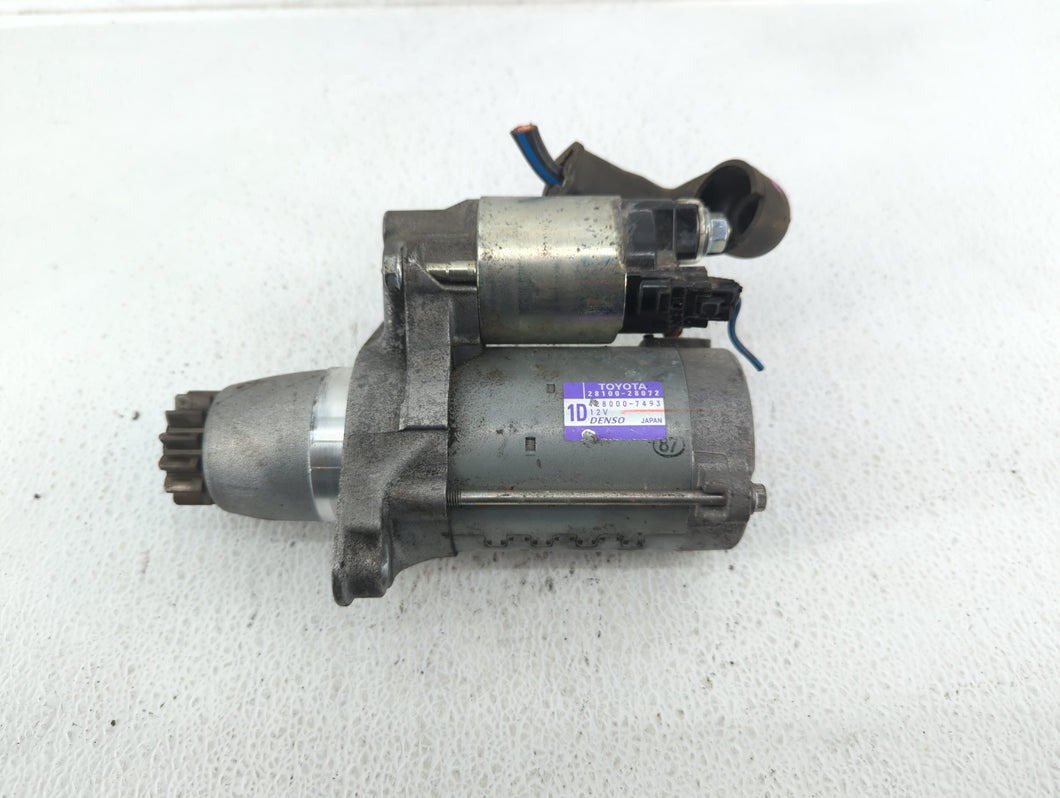 2018-2021 Lexus Nx300 Car Starter Motor Solenoid OEM P/N:28100-28072 Fits 2009 2010 2011 2012 2016 2018 2019 2020 2021 OEM Used Auto Parts