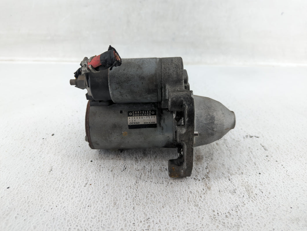 2014 Dodge Caravan Car Starter Motor Solenoid OEM P/N:04801839AB Fits 2011 2012 2013 2015 2016 2017 2018 2019 2020 2021 OEM Used Auto Parts