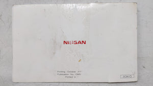 2005 Nissan Maxima Owners Manual Book Guide OEM Used Auto Parts - Oemusedautoparts1.com