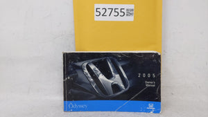 2005 Honda Odyssey Owners Manual Book Guide OEM Used Auto Parts - Oemusedautoparts1.com