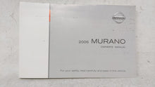 2006 Nissan Murano Owners Manual Book Guide OEM Used Auto Parts - Oemusedautoparts1.com