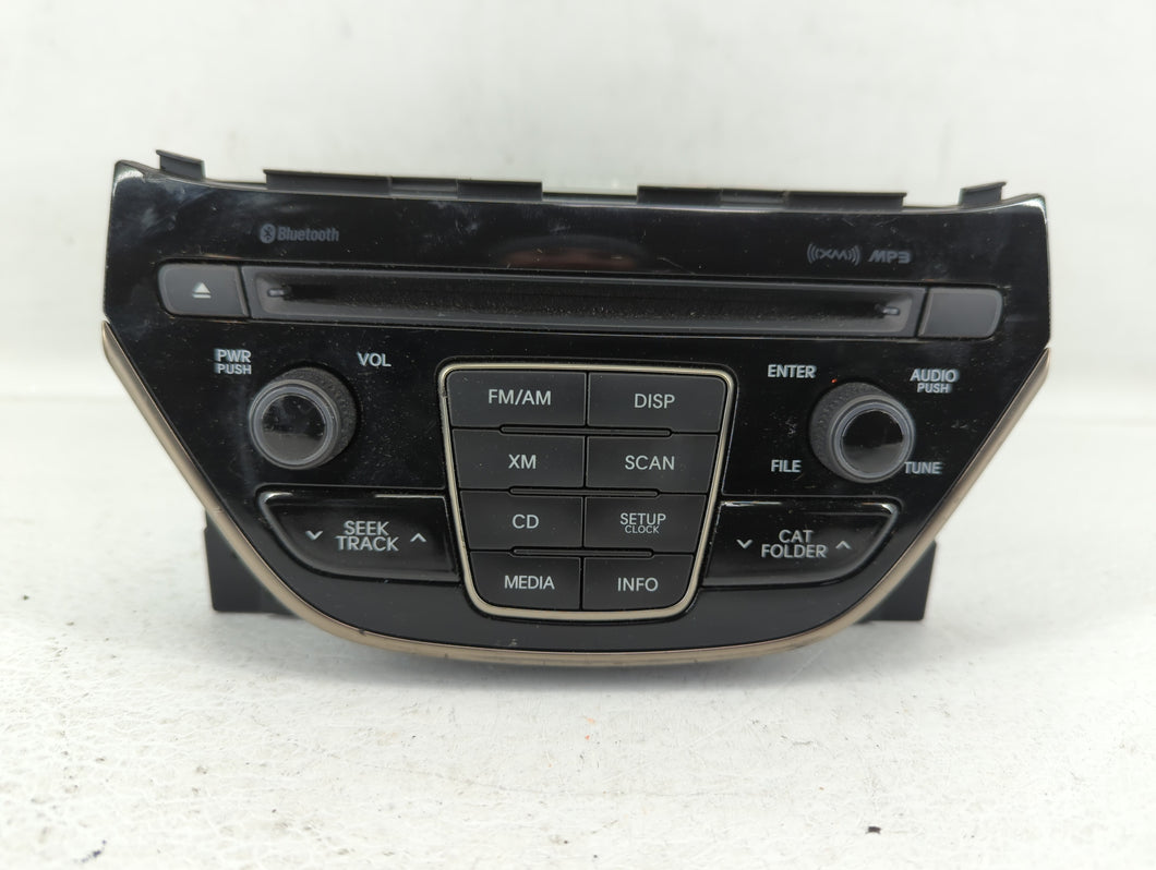 2013 Hyundai Genesis Radio AM FM Cd Player Receiver Replacement P/N:96180-2M117YHG Fits OEM Used Auto Parts