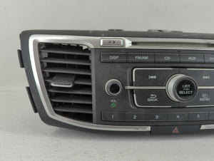 2013-2015 Honda Accord Radio AM FM Cd Player Receiver Replacement P/N:39100-T2A-A321 Fits 2013 2014 2015 OEM Used Auto Parts