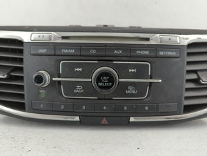 2013-2015 Honda Accord Radio AM FM Cd Player Receiver Replacement P/N:39100-T2A-A321 Fits 2013 2014 2015 OEM Used Auto Parts