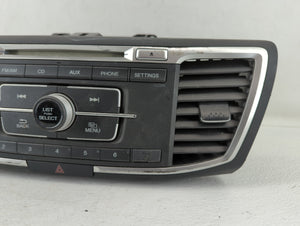 2013-2015 Honda Accord Radio AM FM Cd Player Receiver Replacement P/N:39100-T2A-A321 Fits 2013 2014 2015 OEM Used Auto Parts