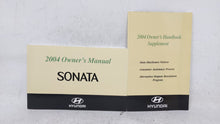 2004 Hyundai Sonata Owners Manual Book Guide OEM Used Auto Parts - Oemusedautoparts1.com
