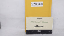 2003 Hyundai Accent Owners Manual Book Guide OEM Used Auto Parts - Oemusedautoparts1.com