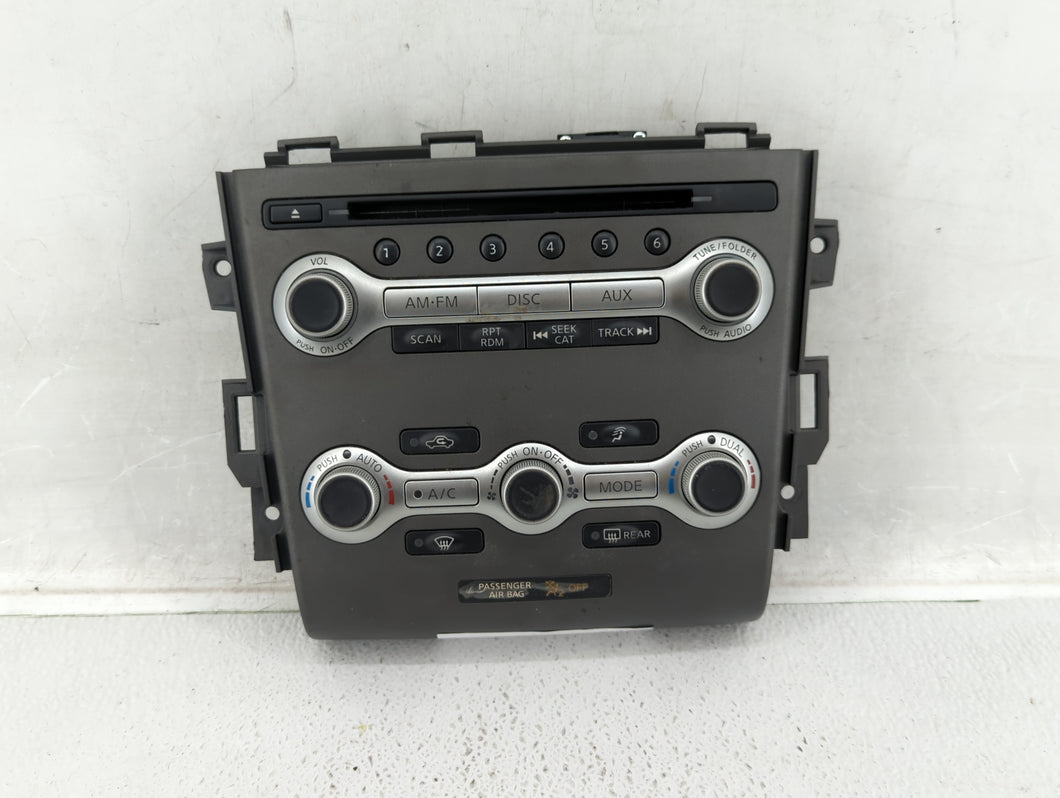 2011-2014 Nissan Murano Radio Control Panel