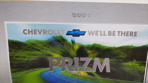 2001 Chevrolet Prizm Owners Manual Book Guide OEM Used Auto Parts - Oemusedautoparts1.com