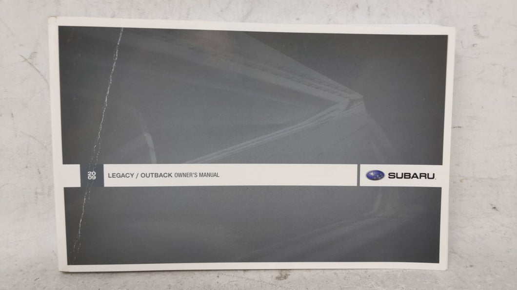 2009 Subaru Legacy Owners Manual Book Guide OEM Used Auto Parts - Oemusedautoparts1.com