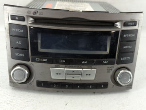 2012-2014 Subaru Legacy Radio AM FM Cd Player Receiver Replacement P/N:86201AJ61A Fits 2012 2013 2014 OEM Used Auto Parts