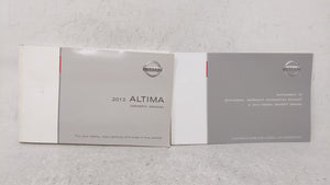 2012 Nissan Altima Owners Manual Book Guide OEM Used Auto Parts - Oemusedautoparts1.com