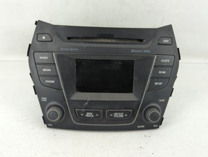 2013-2014 Hyundai Santa Fe Radio AM FM Cd Player Receiver Replacement P/N:96180-4Z1004X Fits 2013 2014 OEM Used Auto Parts