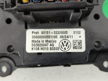 2011-2014 Volkswagen Jetta Climate Control Module Temperature AC/Heater Replacement P/N:90151-522 5C0820047 Fits OEM Used Auto Parts