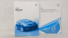 2008 Mazda 3 Owners Manual Book Guide OEM Used Auto Parts - Oemusedautoparts1.com